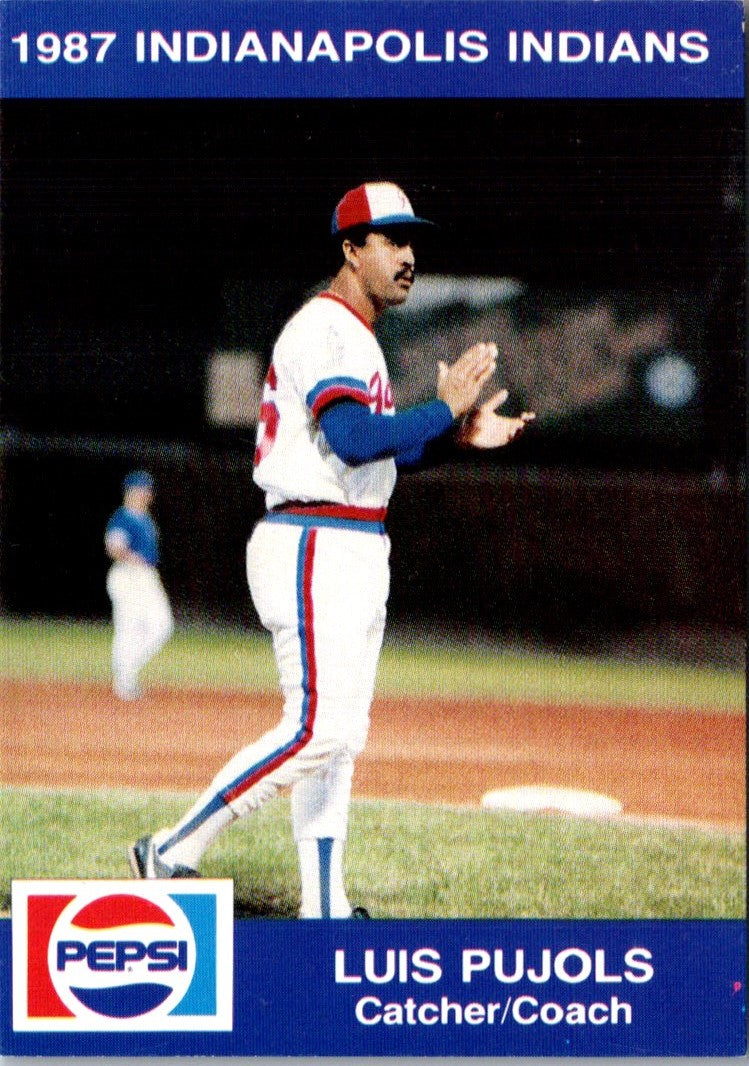 1987 Indianapolis Indians Luis Pujols