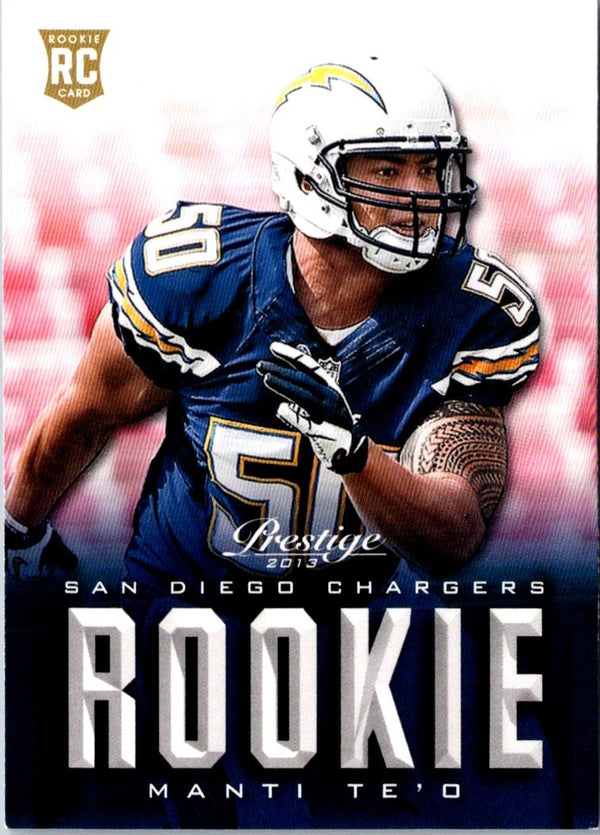 2013 Panini Prestige Rookie  Extra Points Red Manti Te'o #258