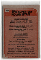 1983 Topps Nolan Ryan #361