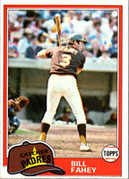 1981 Topps Bill Fahey #653