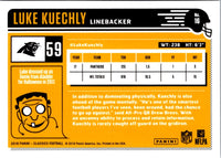2018 Panini Classics Luke Kuechly #16