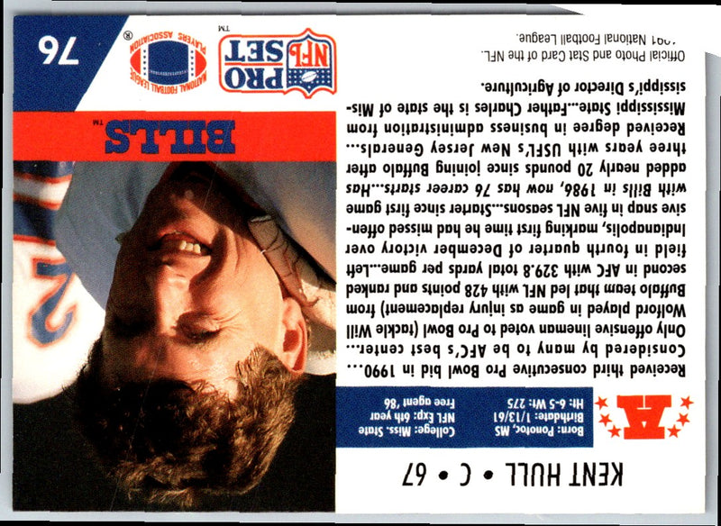 1990 Pro Set Buffalo Bills