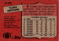 1987 Topps Tony Nathan #235