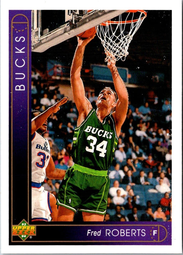 1993 Upper Deck Fred Roberts #72