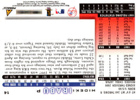 1998 Score Hideki Irabu #14