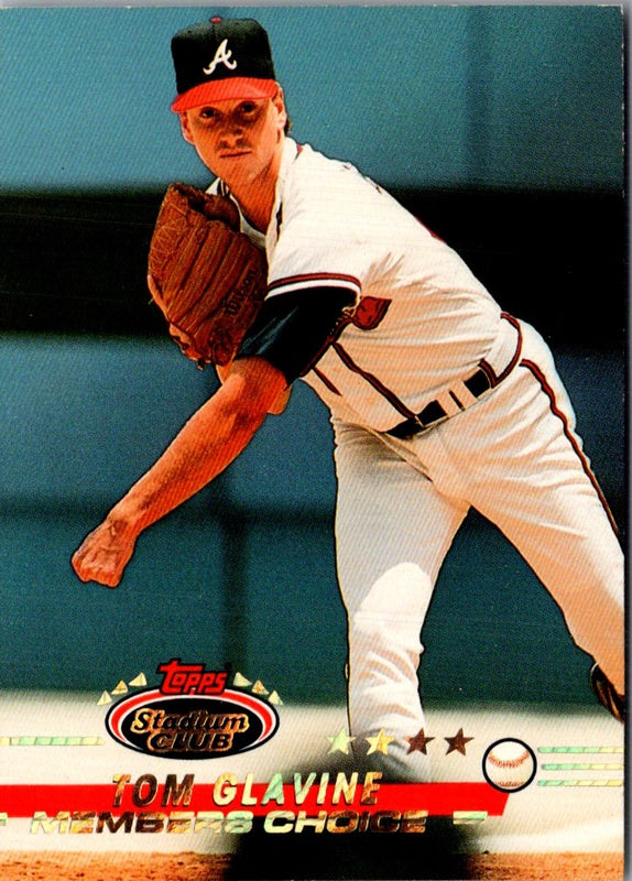 1993 Stadium Club Members Only Tom Glavine #296