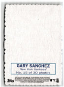 2018 Topps Heritage 1969 Deckle Edge Gary Sanchez