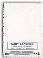 2018 Topps Heritage 1969 Deckle Edge Gary Sanchez #15