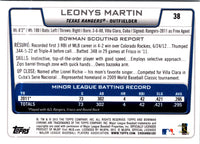 2012 Bowman Draft Picks & Prospects Chrome Leonys Martin #38