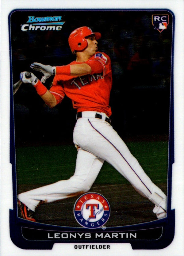 2012 Bowman Draft Picks & Prospects Chrome Leonys Martin #38