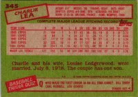 1985 Topps Charlie Lea #345