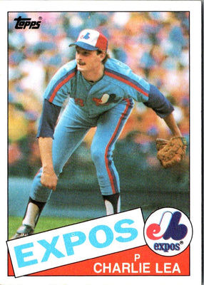 1985 Topps Charlie Lea #345