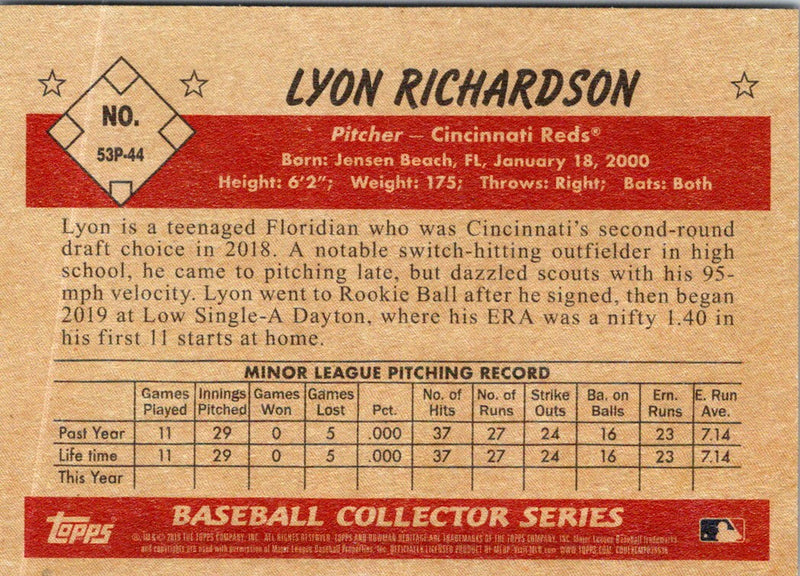 2018 Panini Contenders Draft Picks Ticket Lyon Richardson