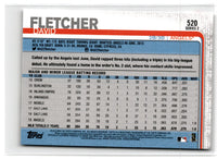 2019 Topps David Fletcher #520 Rookie