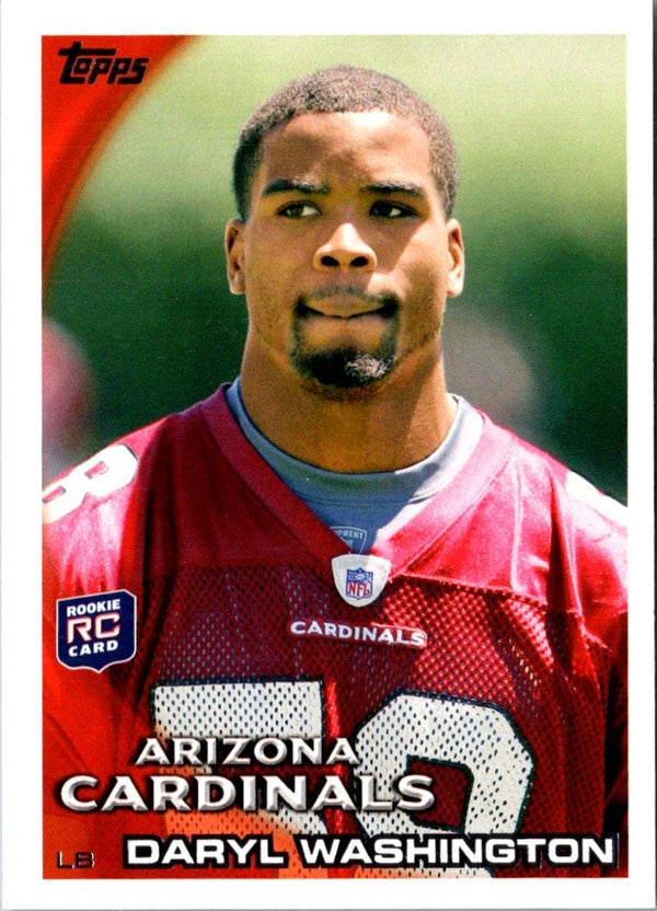 2010 Topps Daryl Washington #388 Rookie