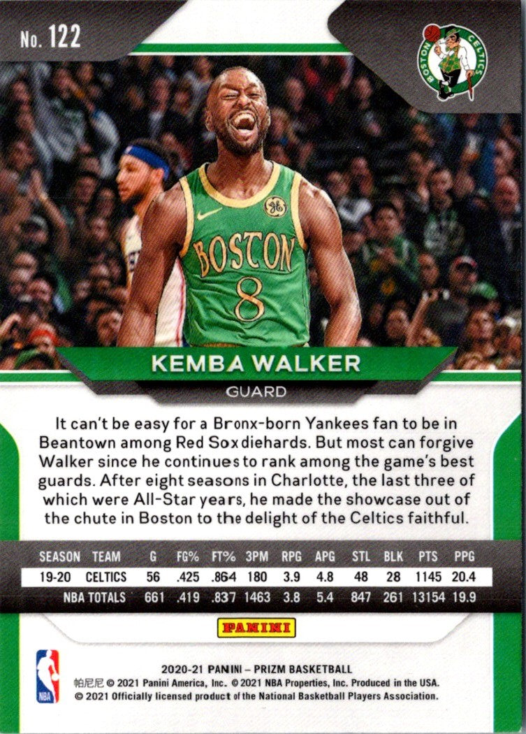 2021 Panini Prizm Kemba Walker