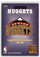 1993 Stadium Club Super Teams Denver Nuggets