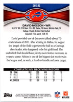 2012 Topps David Nelson #255