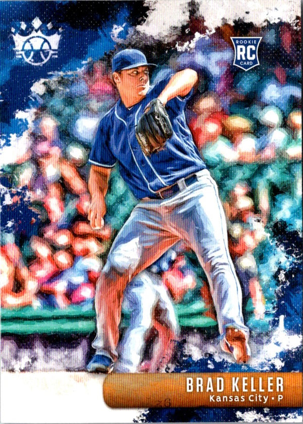 2019 Panini Diamond Kings Blue Brad Keller #32