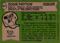 1978 Topps Eddie Payton #487 Rookie