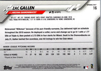 2020 Topps Zac Gallen #16