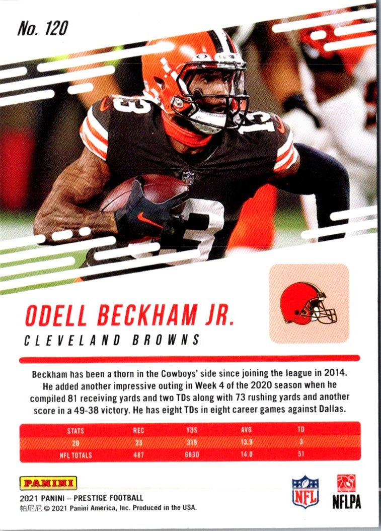 2021 Panini Prestige Odell Beckham Jr.