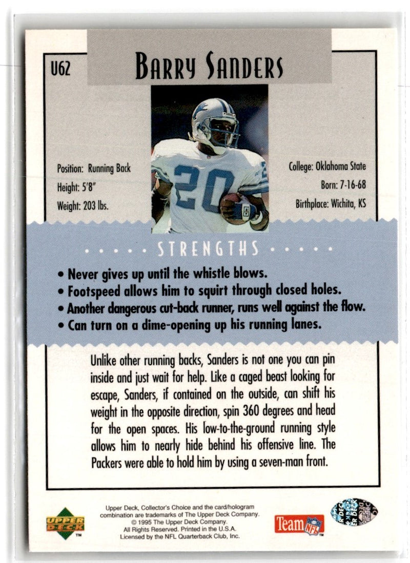 1995 Collector's Choice Update Barry Sanders