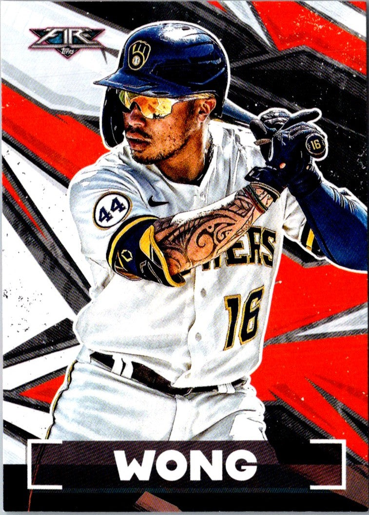 2021 Topps Fire Kolten Wong