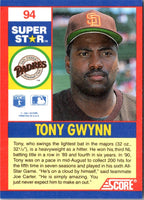 1991 Score 100 Superstars Tony Gwynn #94
