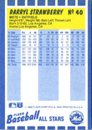 1988 Fleer Baseball All-Stars Darryl Strawberry