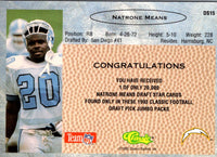 1993 Classic Draft Stars Natrone Means #DS15