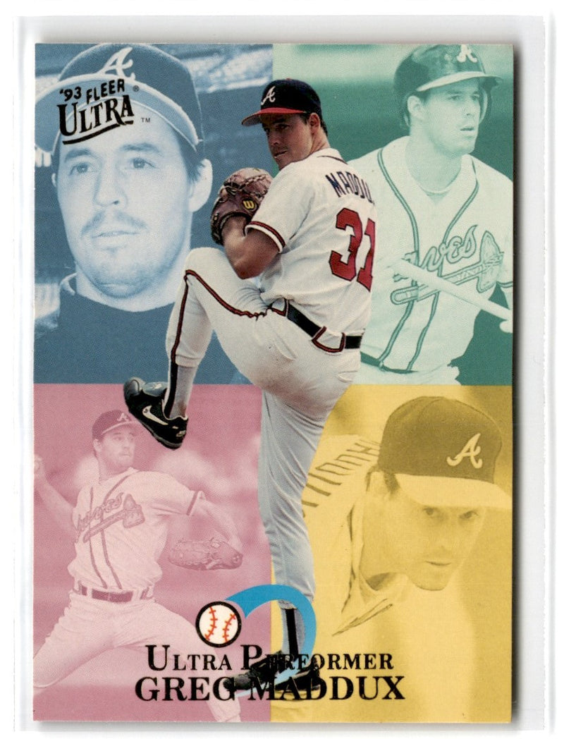 1993 Ultra Performers Greg Maddux