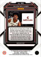2023 Panini Prizm Draft Picks Jalen Williams #88