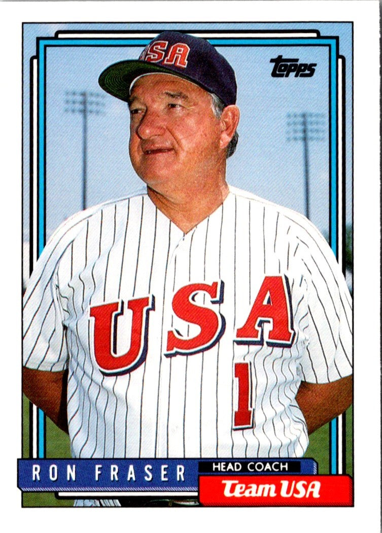 1992 Topps Traded Ron Fraser