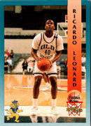 1992 Front Row Draft Picks Ricardo Leonard