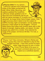 1993 First Amendment Publishing Skinnies Laphonso Ellis #50
