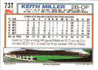 1992 Topps Traded Keith Miller #73T