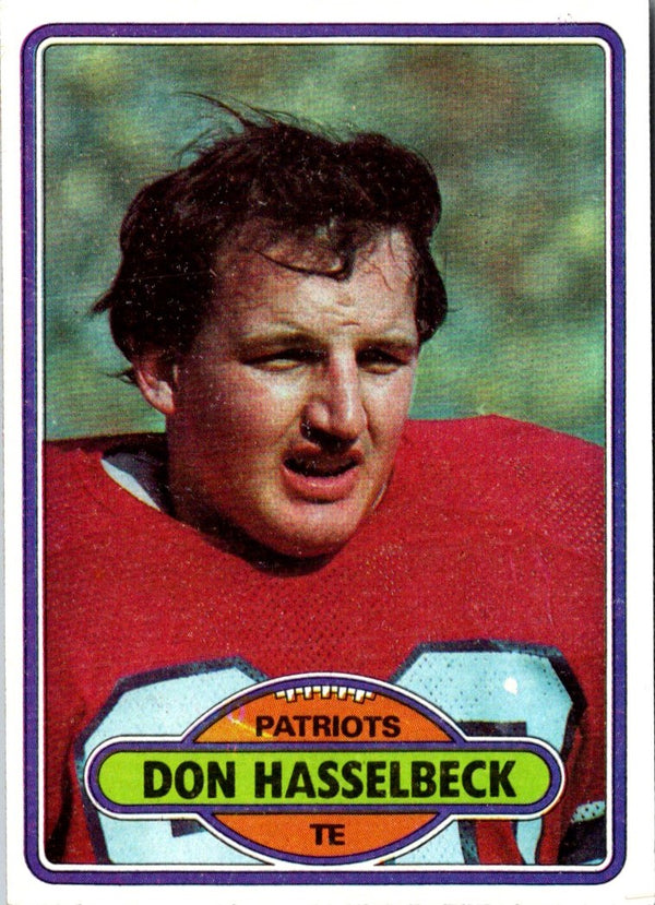 1980 Topps Don Hasselbeck #311 Rookie