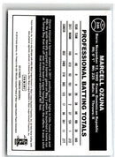 2018 Donruss Holo Blue Marcell Ozuna