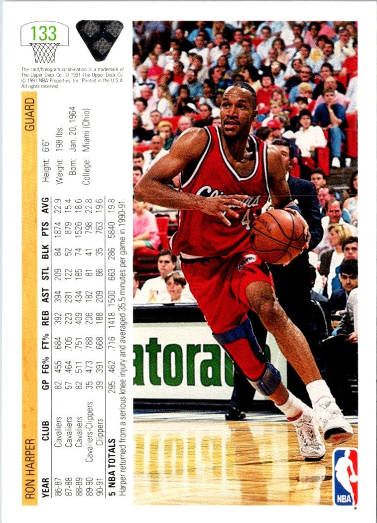 1991 Upper Deck International Spanish Ron Harper