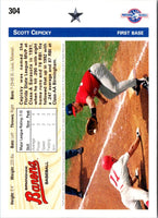 1992 Upper Deck Minors Scott Cepicky #304