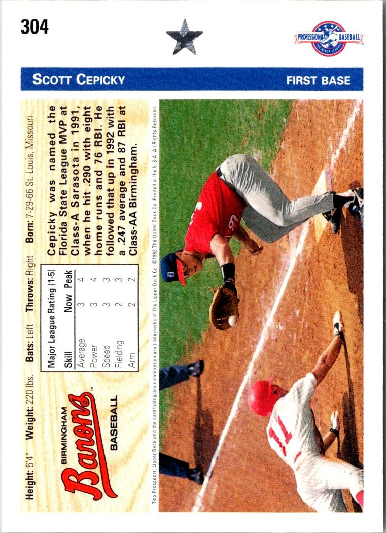 1992 Upper Deck Minors Scott Cepicky