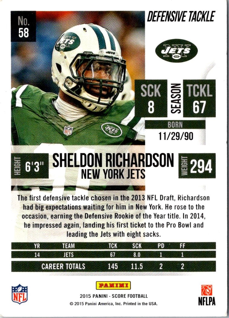 2015 Score Sheldon Richardson