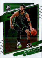 2022 Donruss Optic Optical Illusions Green Shock Jayson Tatum/Jaylen Brown #2