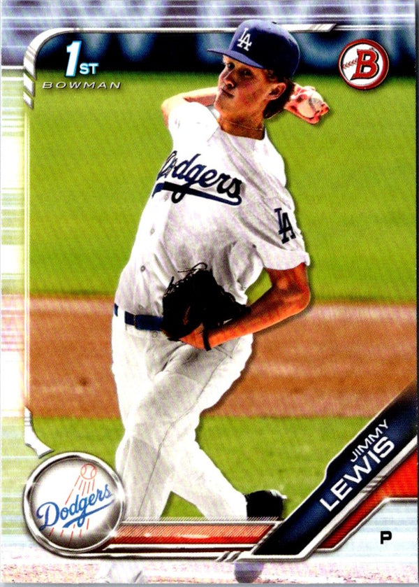 2019 Bowman Draft Jimmy Lewis #BD-132