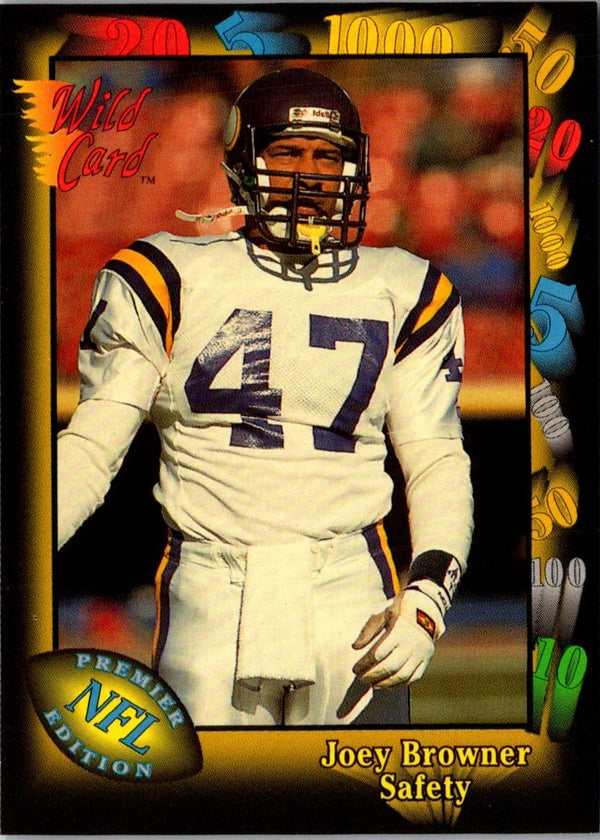 1991 Wild Card Joey Browner #115