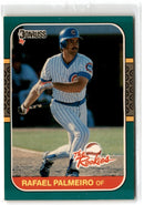 1987 Donruss The Rookies Rafael Palmeiro