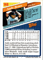 1993 Topps Inaugural Marlins Andy Benes #568