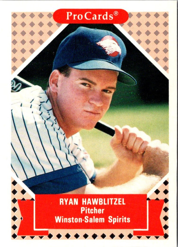 1991 ProCards Tomorrow's Heroes Ryan Hawblitzel #205