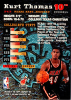 1995 Topps Draft Redemption Kurt Thomas #10